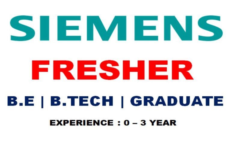 Siemens Careers Opportunities For Graduates Entry Level Freshers 0