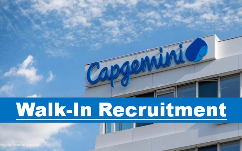 Capgemini Walk-In Drive 2025 | 25th Jan 2025 (In-Person Interview)