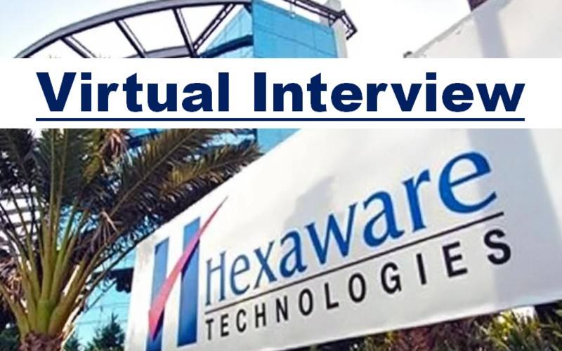 Hexaware Virtual Interview 2025 | 1st Mar 2025