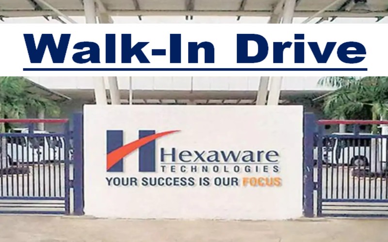 Hexaware Walk-In Drive 2025 for Graduates Entry Level Jobs