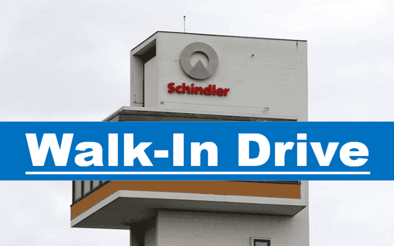 Schindler Walk-In Interview 2025 | 18th Feb for Graduate Freshers