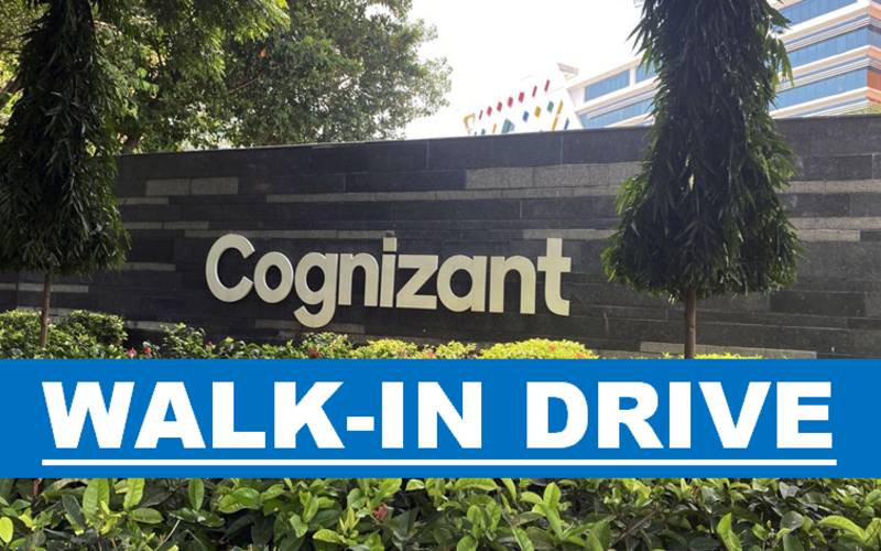 Cognizant Mega Walk-In Interview 2025 for Freshers & Entry Level