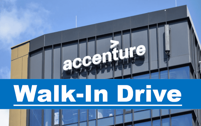 Accenture Walk-In Interview | 18th March - 20th March 2025