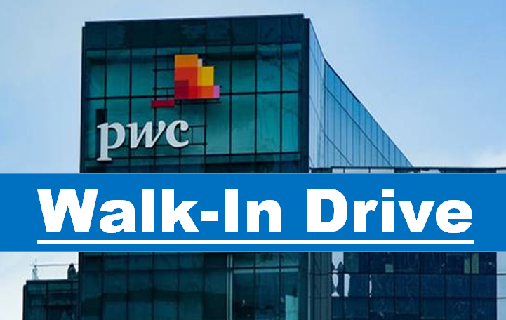 PwC Scheduled Walk-In Recruitment Drive 2025