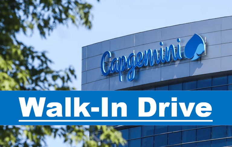 Capgemini Walk-In Interview | 3rd Aug 2024 (In Person Interview)