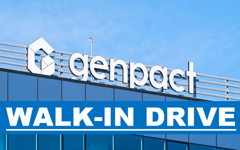 Genpact Walk-In Recruitment Drive 2025