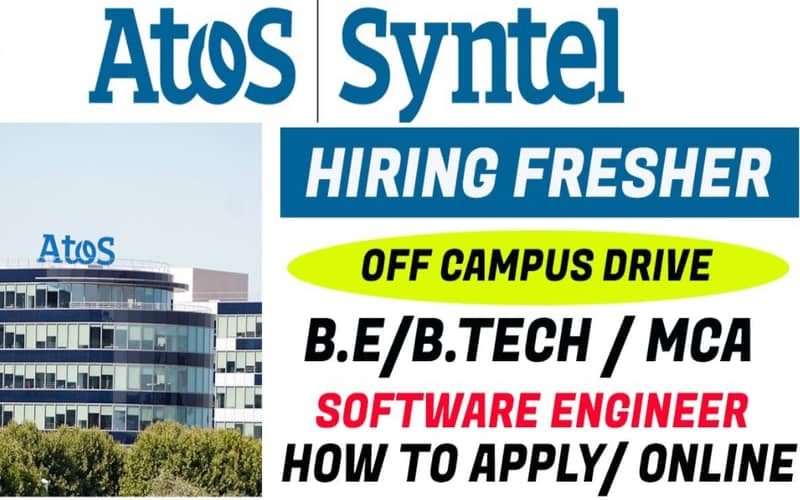 Register to Atos Syntel Campus Recruitment Drive for Freshers