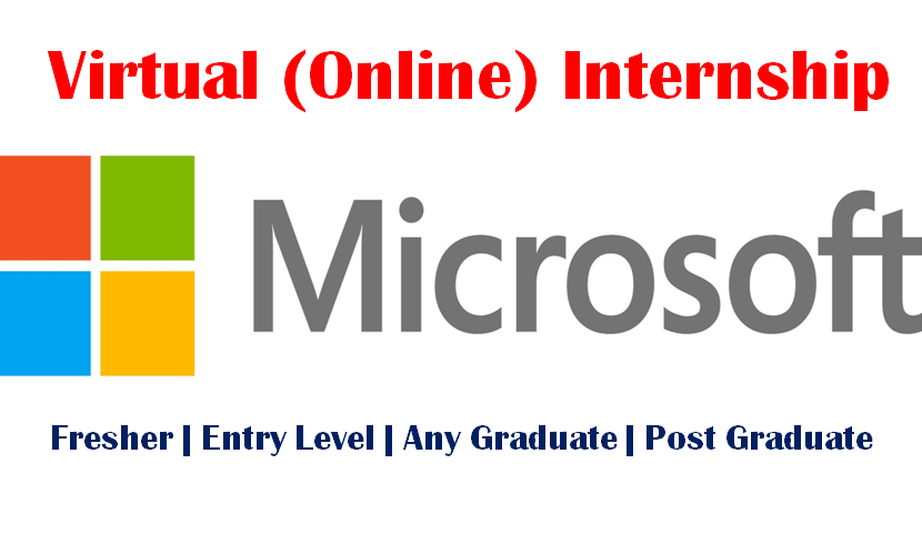 Microsoft Virtual Internship | Exp 0 - 0 yrs