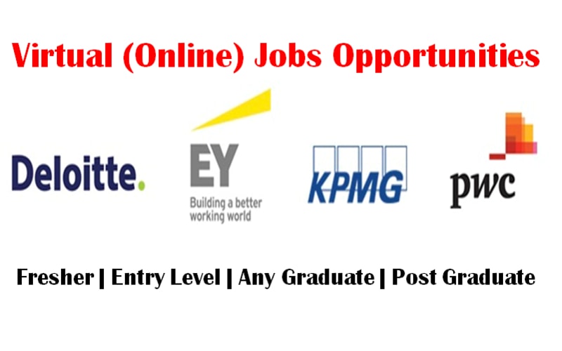 Virtual Job Opportunities for Fresher at Big Four Firm | Any Graduate | 0 – 3 | Brazil | USA