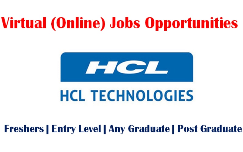 Virtual (Online) Jobs Opportunities for Freshers