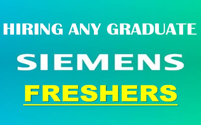 Mega Off Campus Siemens Recruitment Drive 2025 for Graduate Trainees In Multiple Domain