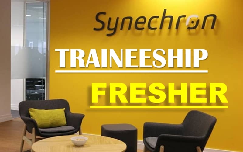 Synechron Traineeship for Freshers (Young Executive)