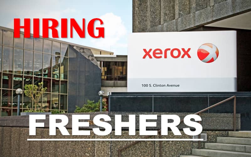 Entry Level Careers at Xerox for Graduate Fresher | Exp 0 - 3 yrs
