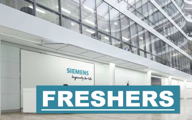 Siemens Careers Opportunities for Graduate Entry Level Fresher role | Siemens Apprenticeship 2023