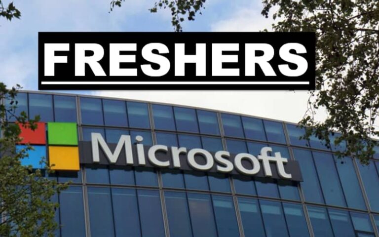 Microsoft Jobs Requirements Graduate Freshers | Any Graduate | 0 - 3 ...