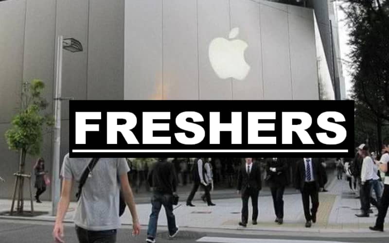 Apple Early Careers Jobs Opportunities for Graduate Entry Level Fresher role | Exp 0 - 3 yrs