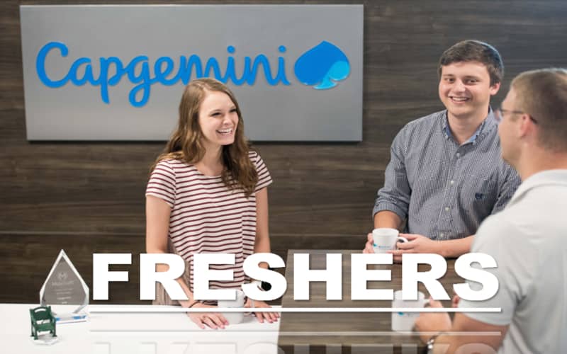 Multiple Capgemini Careers Opportunities for Fresh Graduate | Exp 0 - 0 yrs