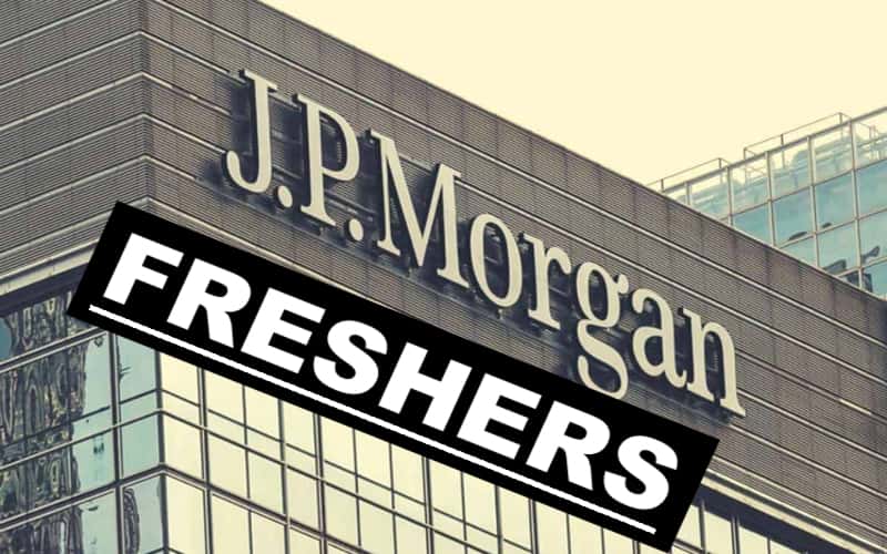 JPMorgan Corporate Analyst Opportunity for Freshers