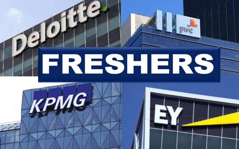 Big 4 Careers Opportunities for Fresh Graduate | Exp 0 - 1 yrs