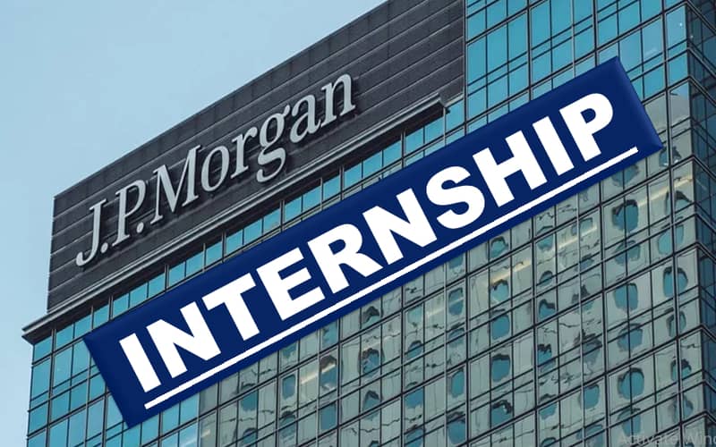 JP Morgan Chase Internship Opportunities For Freshers In Data 