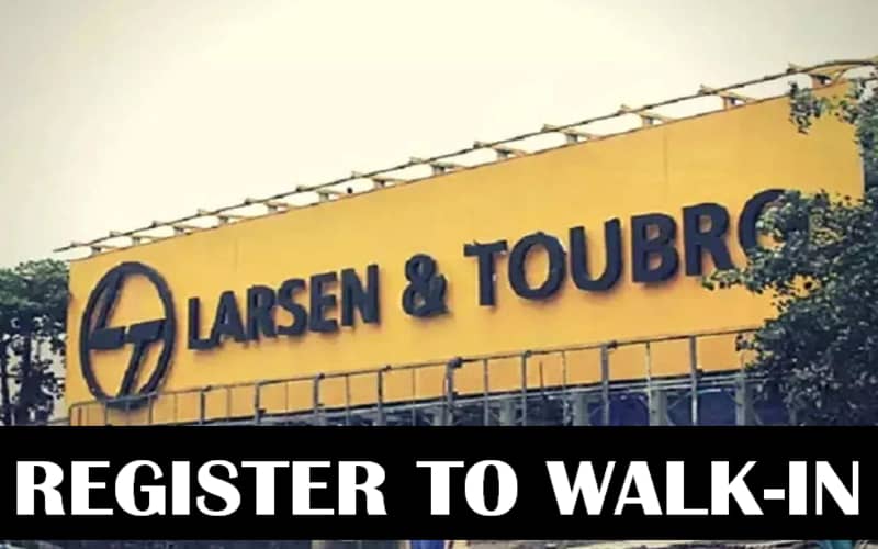 Register to L&T Walkin for Engineer/supervisor/technician (grouting)