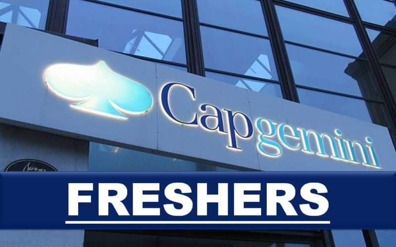 Capgeminin Hiring Graduate Freshers 2024