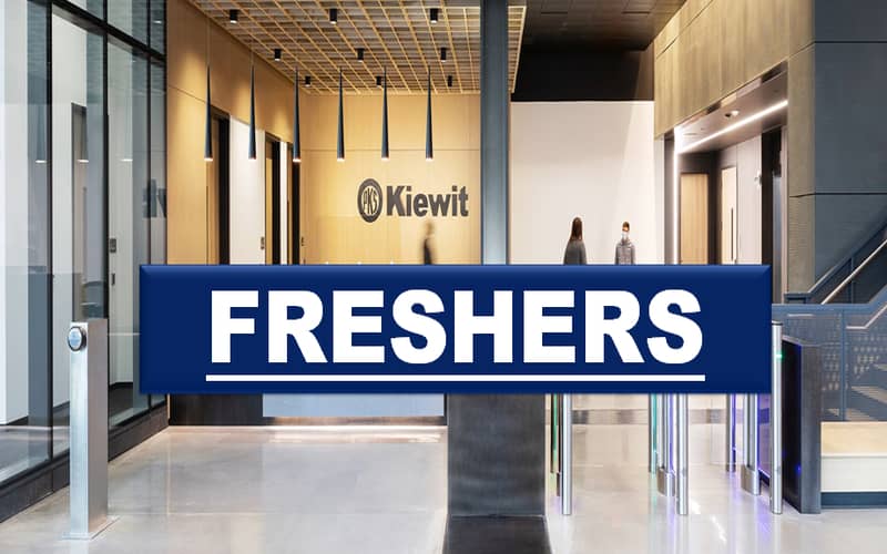Kiewit is Hiring for Freshers | Entry Level | Data Analyst | Any Graduate | 0 - 2 yrs | Apply Now
