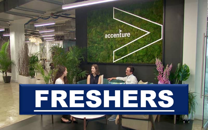 Accenture Careers Opportunities for Graduate Entry Level Fresher role | Accenture Apprenticeship 2023