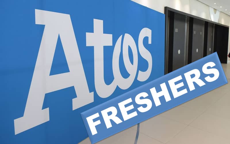 Entry Level Careers Opportunities at Atos for Graduate Fresher role | Exp 0 - 2 yrs