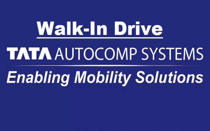 Tata AutoComp Systems Walk-In Interview | 13th July 2024