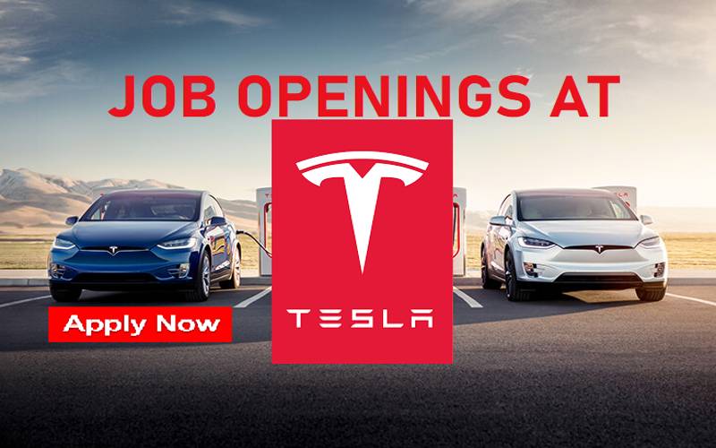 Tesla Careers Opportunities for Graduates Entry Level and Tesla Internship | 0 - 4 yrs