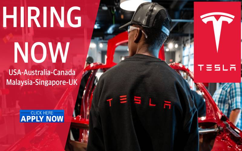 Tesla Careers Opportunities for Full Time,Part Time, Internship, Apprenticeship 2023