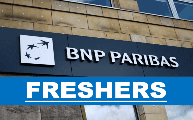 BNP Paribas is Hiring Graduate Freshers | 0 - 2 yrs