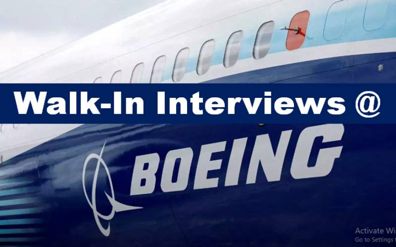 Walk-In Interview on 25th Jan 2023 at Boeing for Fresher Graduate Engineers