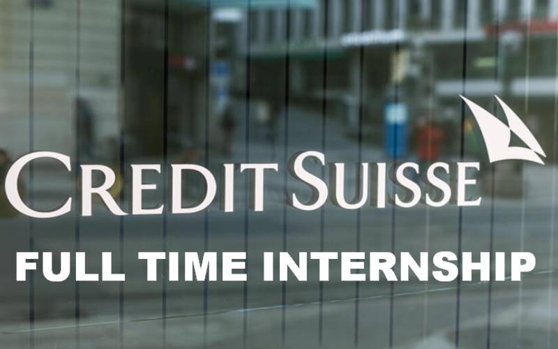 Credit Suisse Internship Aptitude Test Papers