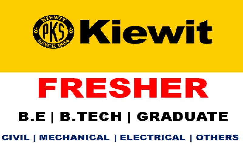 Fresher, Entry Level opportunities at Kiewit for Civil, Mechanical, Electrical or related degree in Construction Operations 2023