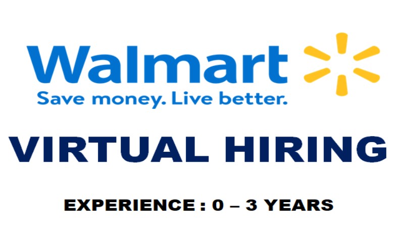 Walmart Virtual Hiring Event on 2nd March 2023 CareerForFreshers