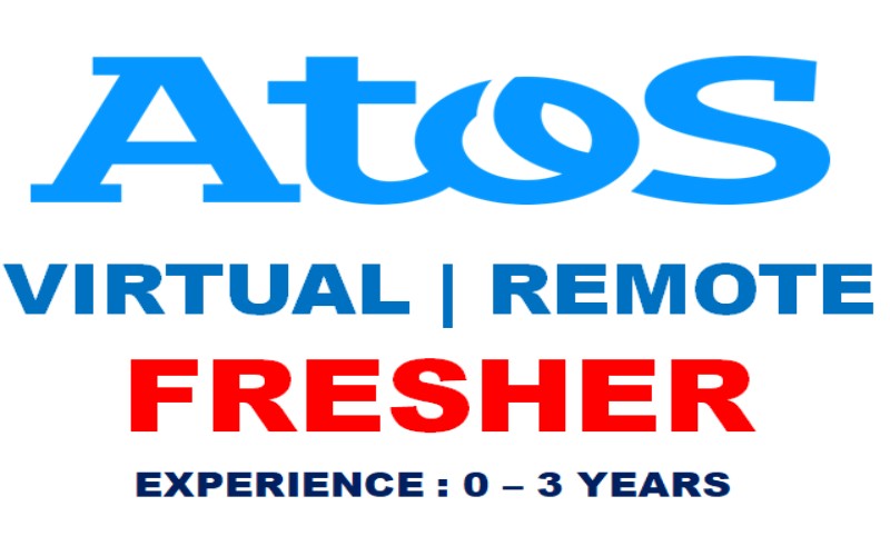 Atos Virtual Internship Opportunities for Graduate Fresher | Exp 0 - 1 yrs