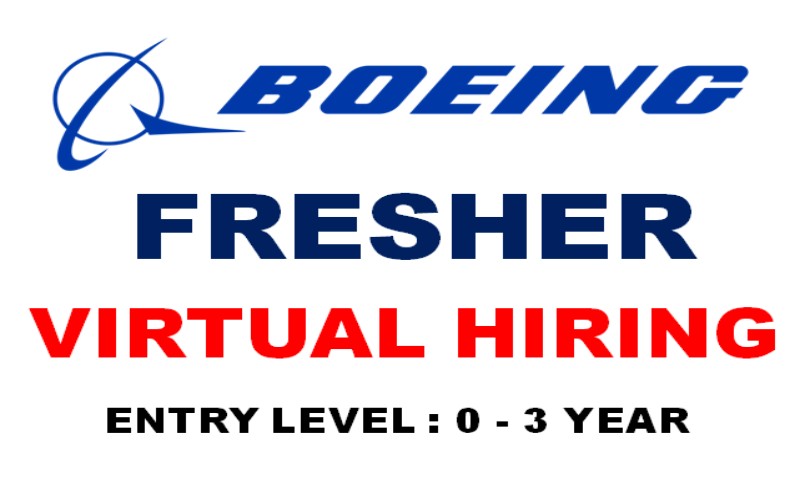 Virtual Hiring at Boeing Careers for Fresher