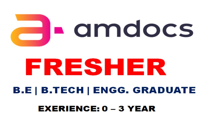 Amdocs Graduate Entry Level Careers Opportunities In 2024 | 0 - 4 yrs