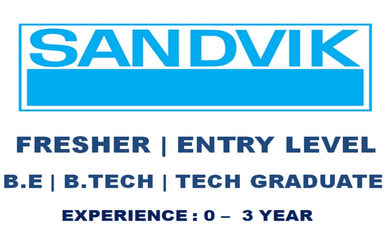 Entry Level Careers Vacancy at ﻿Sandvik