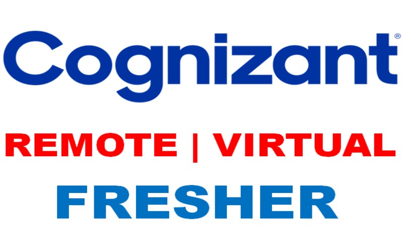 Remote Jobs Openings at Cognizant for Freshers 2023