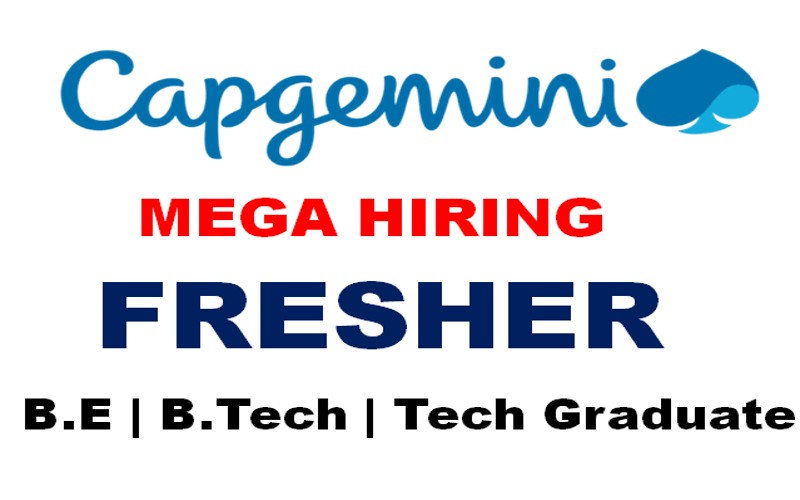 Latest Mega Graduate Vacancies at Capgemini for Entry Level Fresher 2023