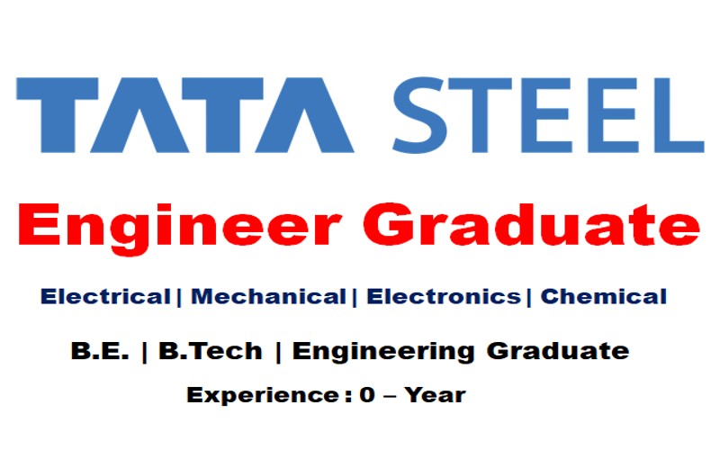 Engineering Graduate Jobs Opportunities at Tata Steel | Exp 0 - 1 yrs