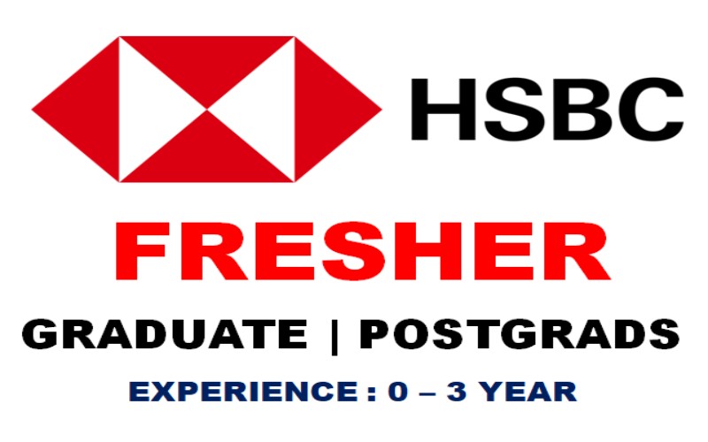 Current Openings at HSBC for Fresher Analyst Graduate or Postgraduate