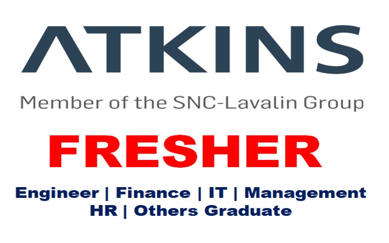 Graduate Jobs Opportunities at Atkins for Fresher 2023