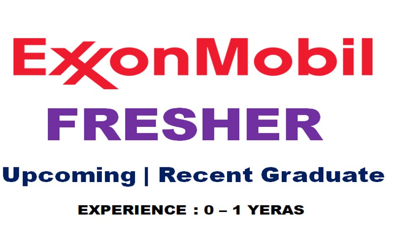 ExxonMobil Recruitment 2023 for Fresher Upcoming Graduate or Bachelor's Degree Graduate