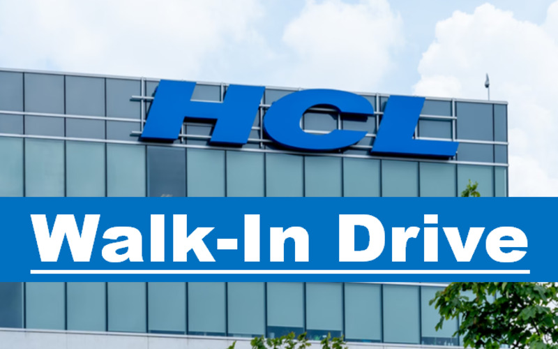 HCLTech Mega Walk-In Interview | 4th Sep - 8th Sep 2023