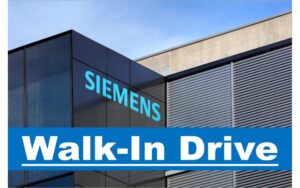 Siemens Walk-In Interview | 3rd June and 10th June 2023