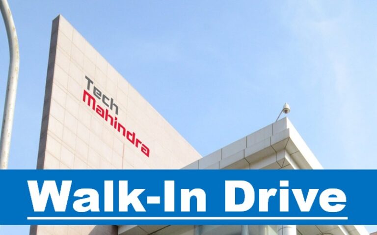 Scheduled Tech Mahindra Walk-In Drive | 14th Dec 2024